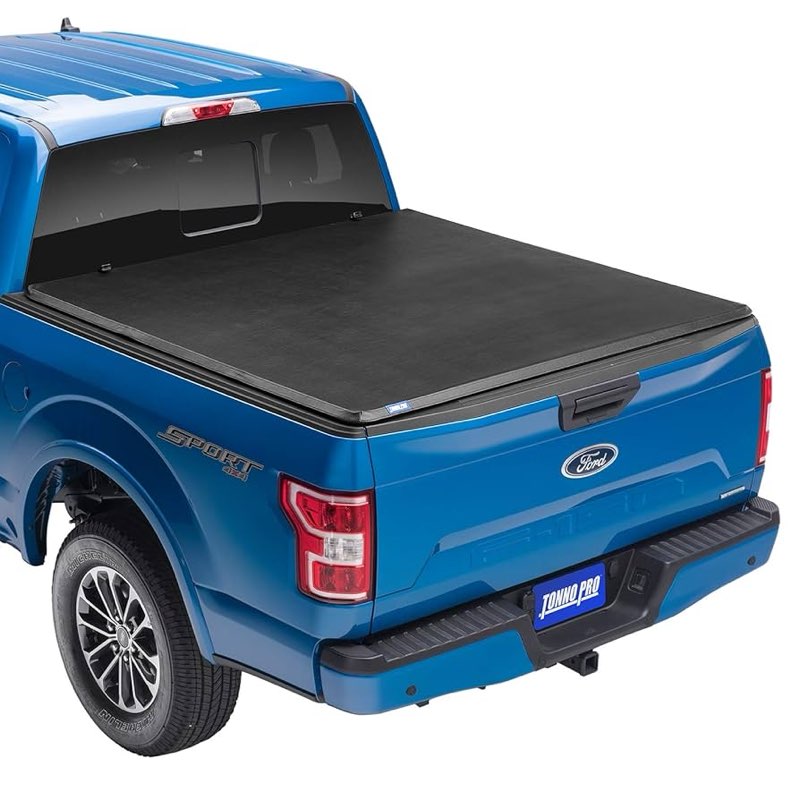 Tonno Pro Tonno Fold, Soft Folding Truck Bed Tonneau Cover | 42-302 | Fits 2017 - 2022 Ford F-250/350 Super Duty 6' 7" Bed (78.8")