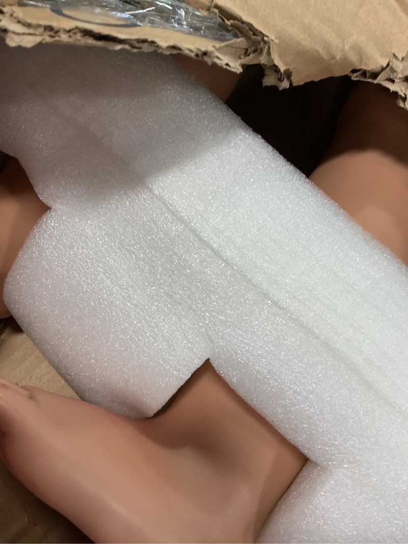 Condition photo showing Good Condition for Realistic Huge Standing Reborn Child Dolls Vinyl Full Body 39 inch Long Hair Blue Eyes Lifelike Model Ball Jointed Doll Big Size Child Mannequin