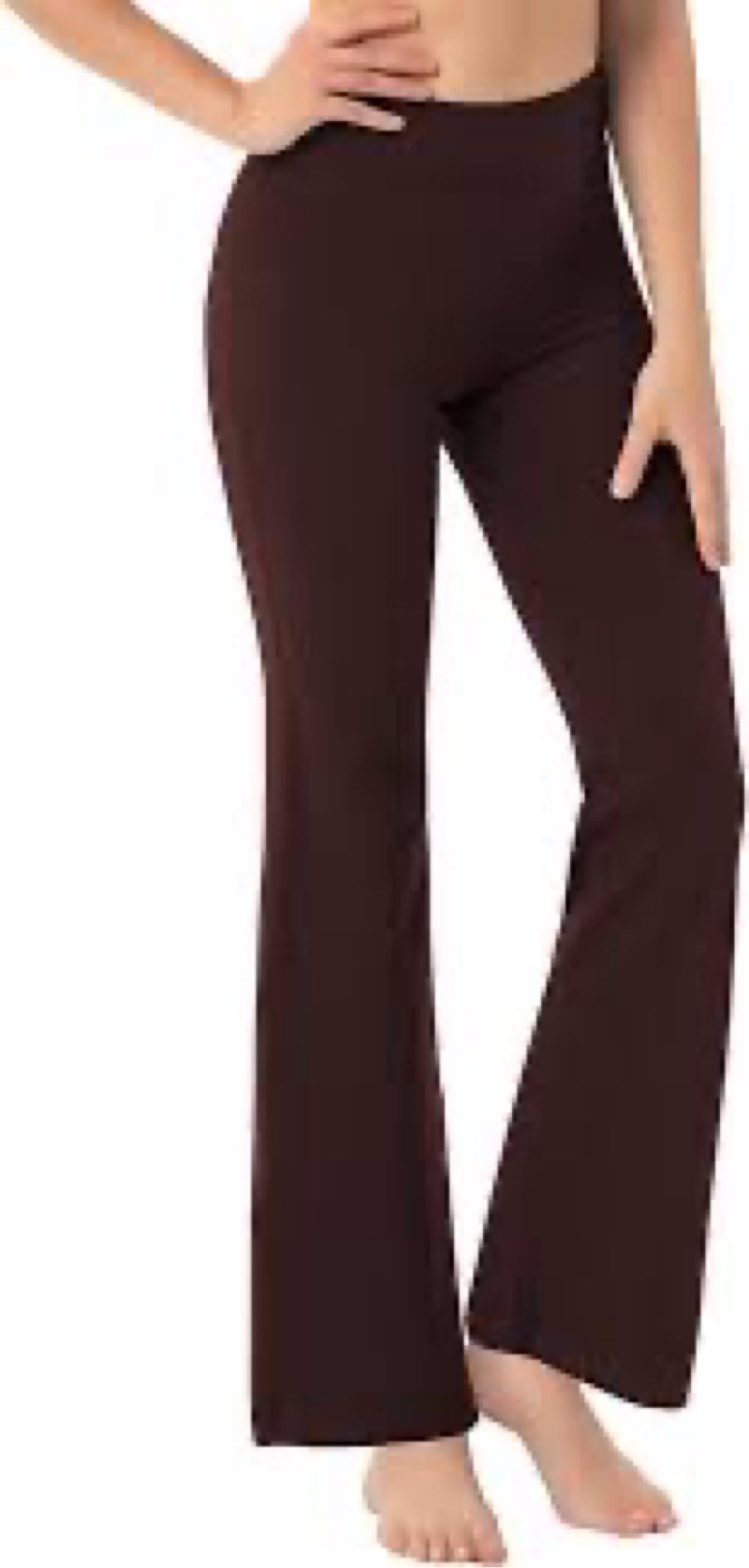 NAVY BLUE BUBBLELIME 29\"/31\"/33\"/35\" 4 Styles Women's Bootcut Yoga Pants Tummy Control - Side Pockets_SHADOWCH