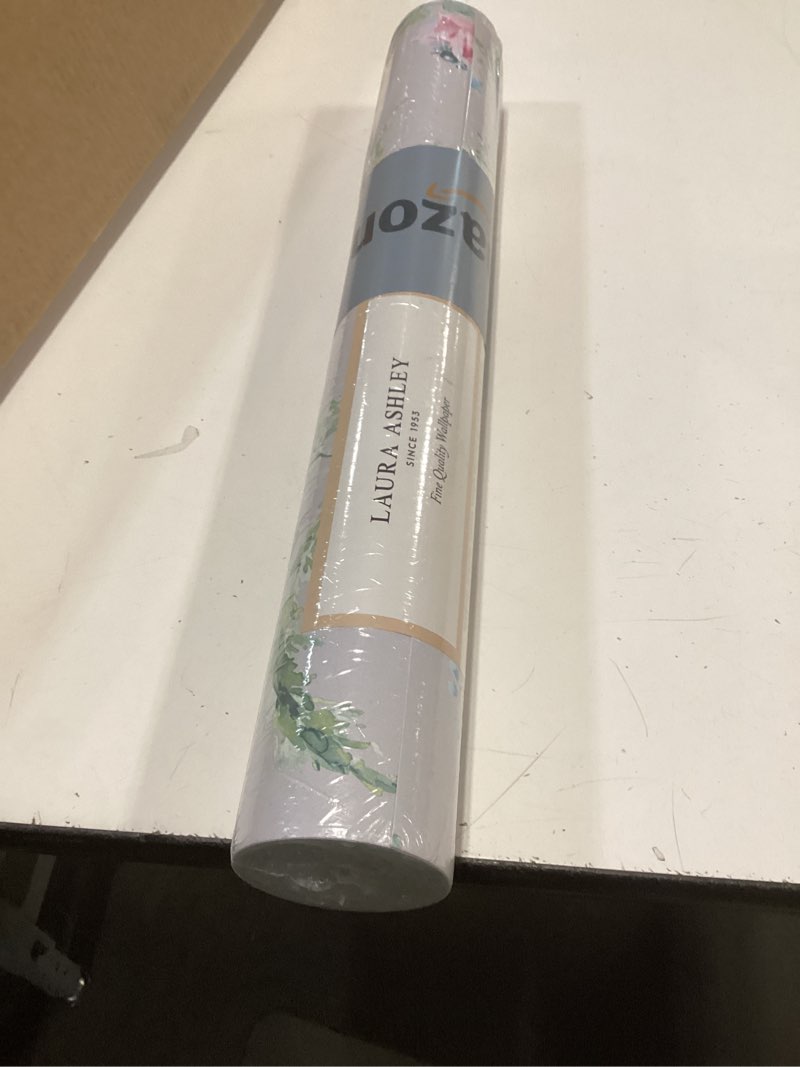 Condition photo showing New/Like New for Laura Ashley Poppy Meadow Pale Violet Wallpaper