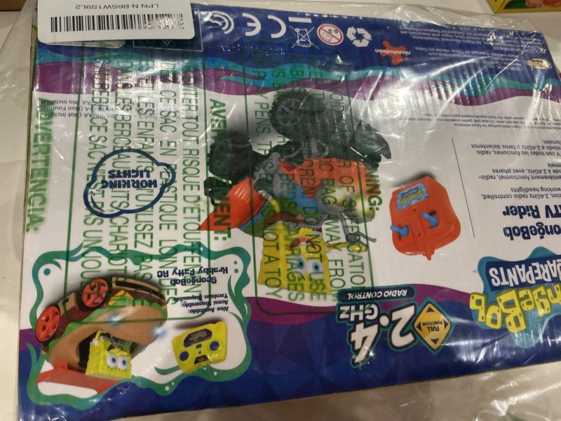Condition photo showing Good Condition for nkok spongebob rc virtual parent (atv)