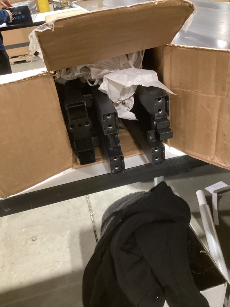 Condition photo showing As Is for Full Metal Bed Frame - 14 Inch Tall Heavy Duty Bedframe Black Basic Steel Slats Platform No Box Spring Needed/Easy Assembly/Noise Free Full 14 Inch