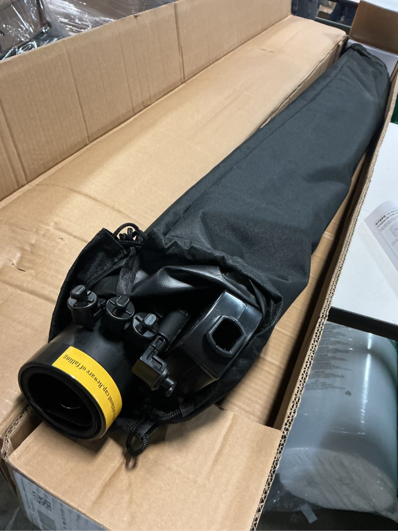 Condition photo showing Good Condition for portable projector screen with stand, outdoor movie screen, 80 inch 16:9, light-weight, mobile and compact, easy setup and carrying, projection screen with 1.2 gain glass fiber, idea for home cinema.