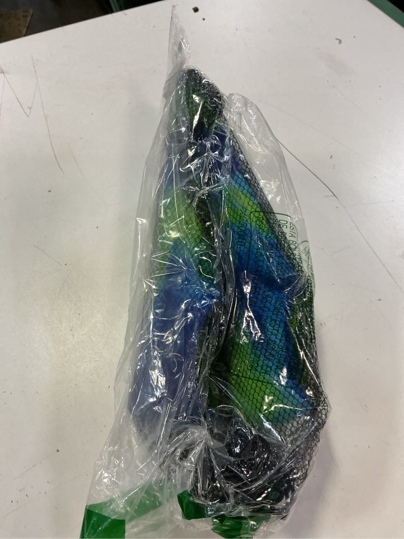 Condition photo showing Good Condition for kids swim fins,short comfortable flippers for lap swimming and training for child,girls,boys,beginners colorful-green s(us kids 2-3.5)