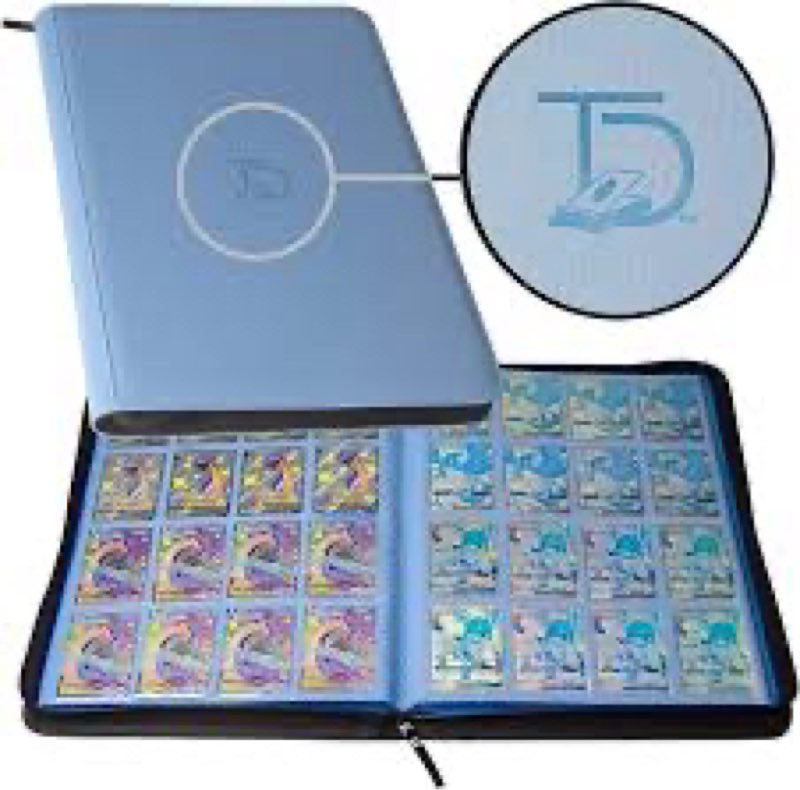 TopDeck 1000 Card Binder - TCG Portfolio - 16 Pocket Card Binder - Ringless Binder Compatible with P