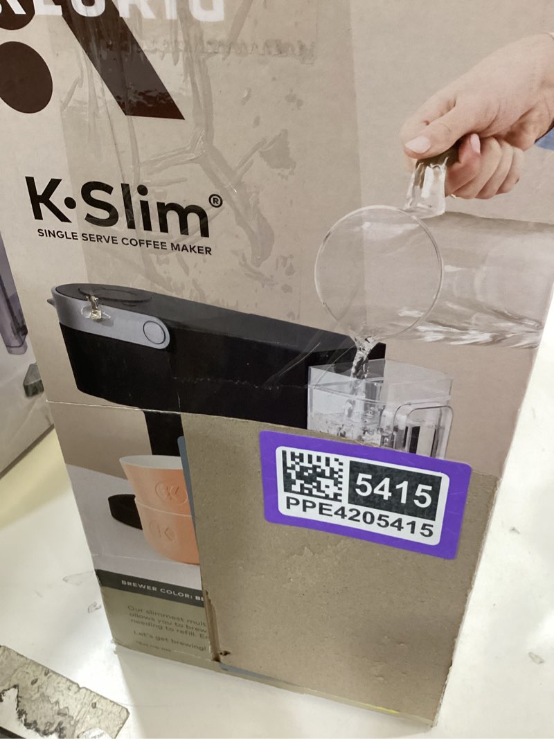 Condition photo showing Good Condition for keurig k-slim black single-serve k-cup pod coffee maker