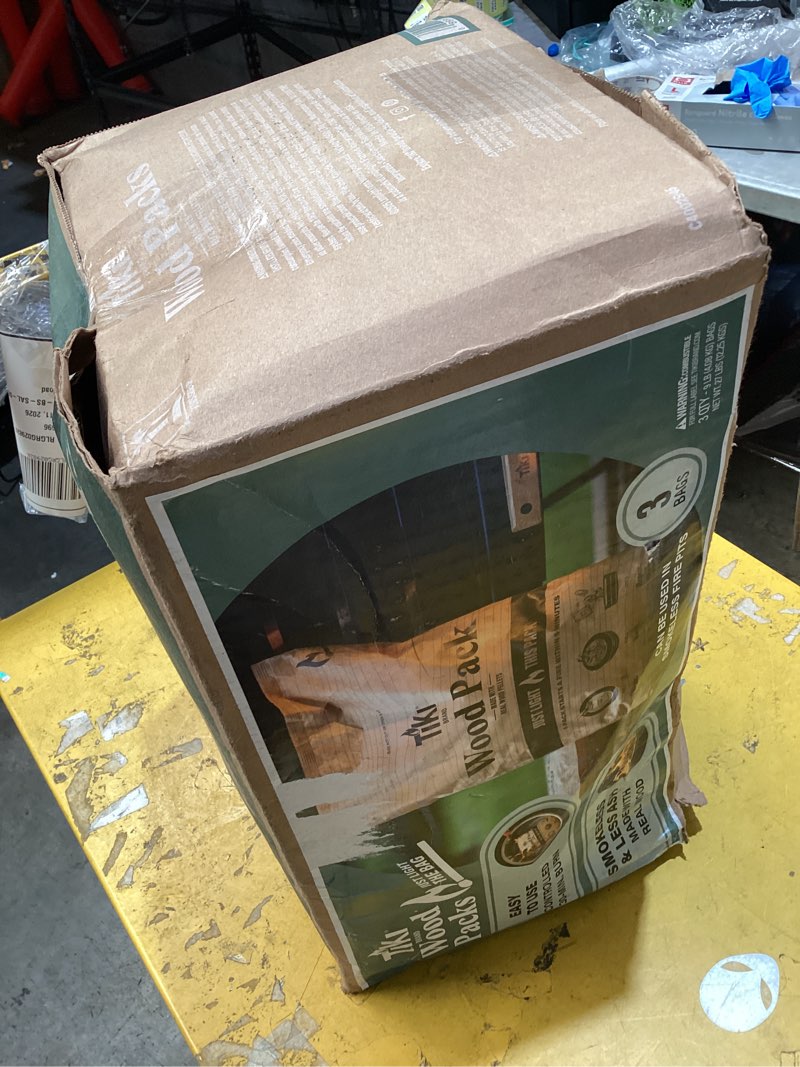 Condition photo showing As Is for tiki 3pk wood