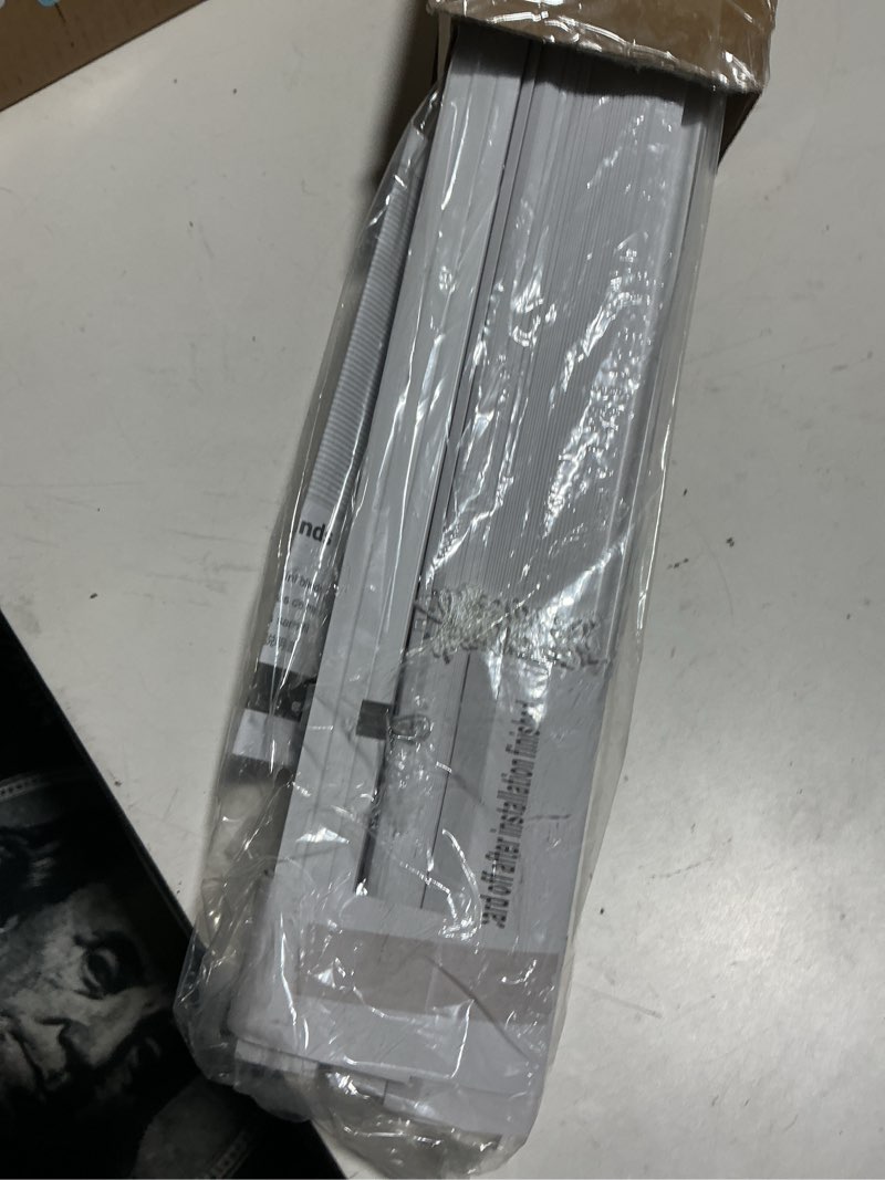 Condition photo showing Good Condition for lazblinds cordless cellular shades, no tools no drill light filtering honeycomb shades pleated blinds for windows, 41'' w x 48'' h, white light filtering-white 41'' w x 48'' h