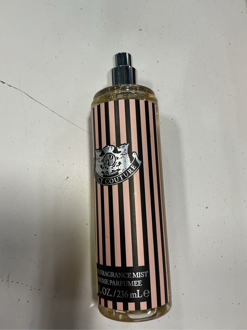 Condition photo showing New/Like New for juicy couture eau de parfum body mist, perfume for women, 8 oz
