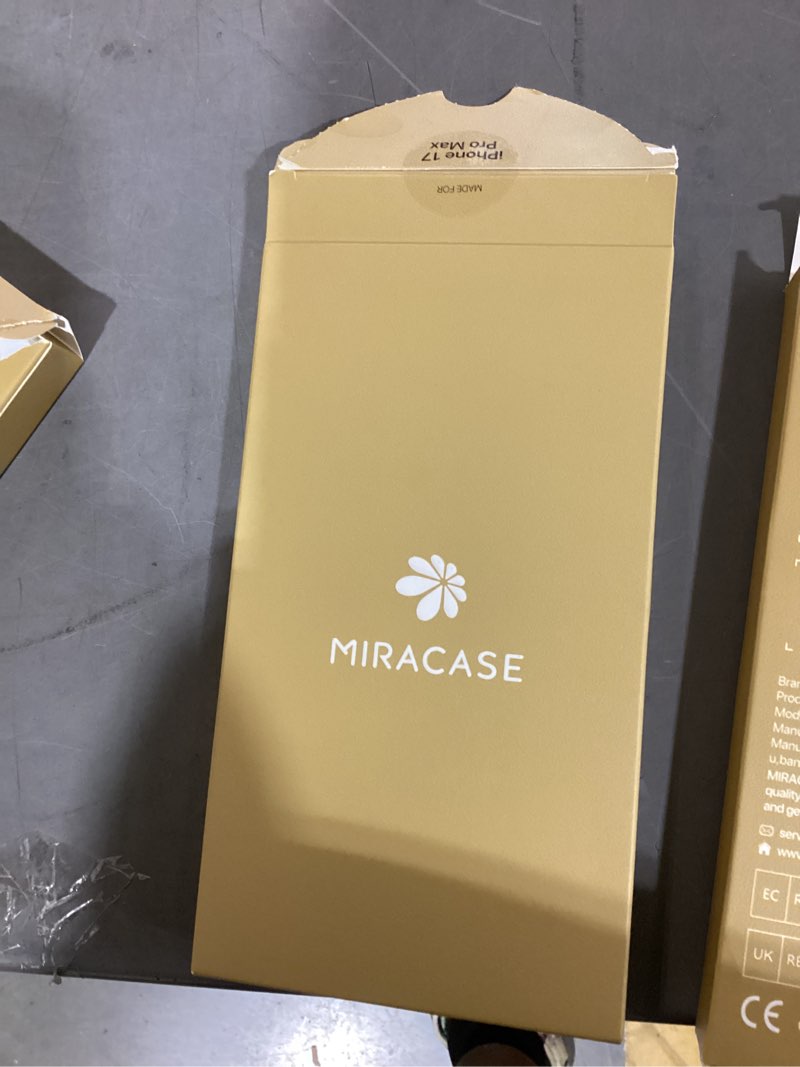 Condition photo showing Good Condition for miracase for iphone 17 pro max case 6.9" full-body phone case with built-in glass screen protector& full camera protector,[magnetic with magsafe] drop proof 17 promax cover, clear iphone 17 pro max clear