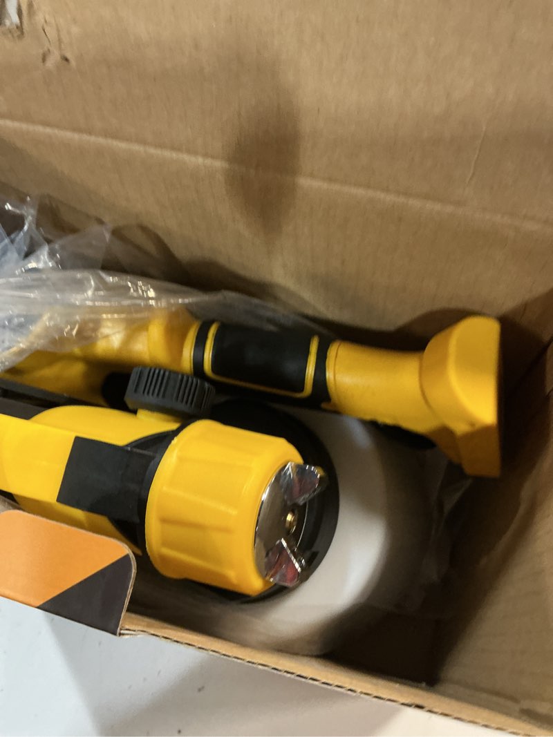 Condition photo showing Good Condition for Paint Sprayer for House Painting, Paint Sprayer with 1000W Powerful Copper Motor, 1400ml (47oz) Container, 6 Brass Nozzles & LED Light, Easy to Clean for House, Fence, Furniture, DIY, Garden, Walls Yellow