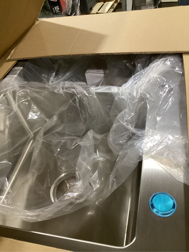project source drew drop-in 33-in x 22-in stainless steel double equal bowl 20 -gauge kitchen sink all-in-one kit