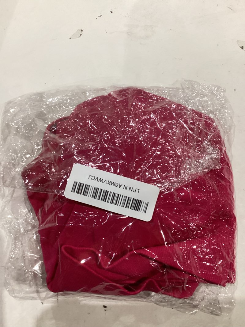 Condition photo showing As Is for Bamboobies Women’s Yoga Full Bust Seamless Nursing Maternity Bra for Breastfeeding, Hibiscus (Pink), Medium (M)