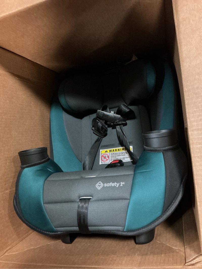 Condition photo showing Good Condition for Safety 1st Ellaris 3-in-1 Convertible Car Seat, Slim Fit Design, Rear & Forward-Facing, 5-Position Headrest, 3-Across Fit, Travel-Friendly with Machine-Washable Seat Pad, Peacock Blue