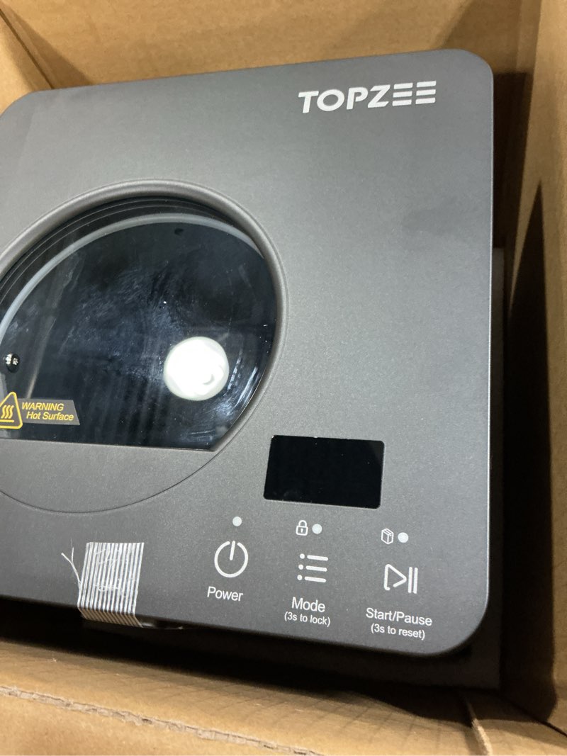 Condition photo showing New/Like New for TOPZEE Electric Compost Bin for Kitchen, 3L Smart Countertop Composter with Odorless Auto-Cleaning, Low Noise, Turns Food Waste to Fertilizer in 4 Hours, for Indoor Home Use, Black Light Black