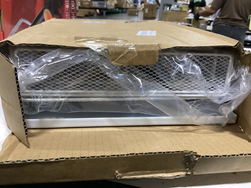 Condition photo showing New/Like New for opnice desk organizers and accessories, 2-tier computer monitor stand riser with drawer and 2 pen holders, laptop stand, office desk accessories for office supplies, white white 1-pack single