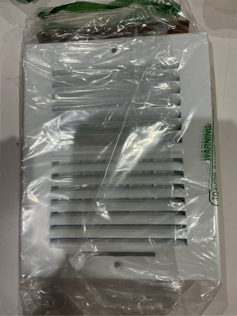 Condition photo showing Good Condition for 18x8 vent register [duct opening], vent covers for home ceiling, two-way ventilation register, adjustable solid steel wall register vent cover (18"w x 8"h [duct opening])