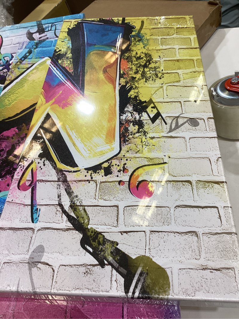 Graffiti canvas home decorations