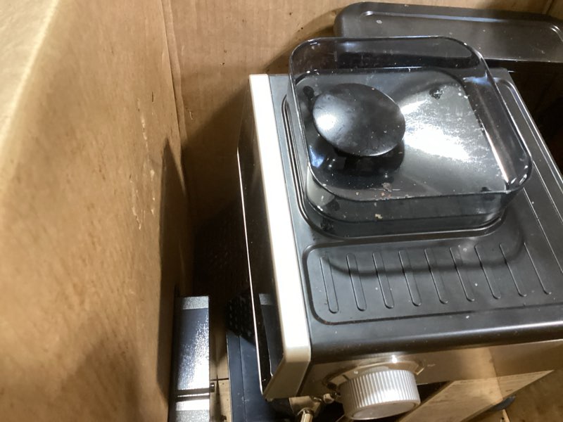 Condition photo showing As Is for amzchef espresso machine with grinder, 3 temp 197-205? professional espresso machine, 3-10s pre-infusion, 20 grind settings, latte cappuccino maker home barista, black