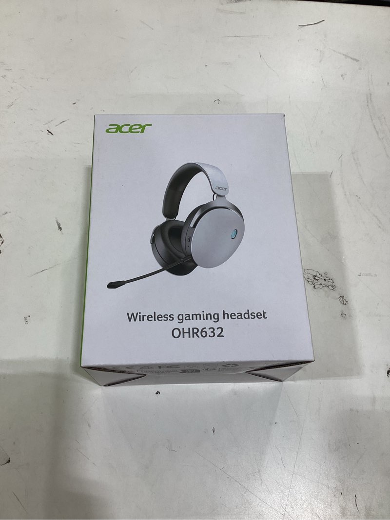 Condition photo showing Good Condition for acer 2.4ghz wireless gaming headsets for ps5, ps4, pc, switch, 3 in 1 gaming headphones with noise c