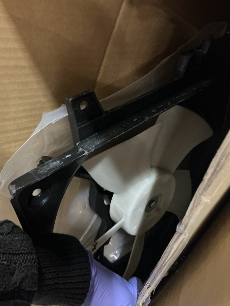 Condition photo showing As Is for Dorman 620-820 Radiator Fan Assembly