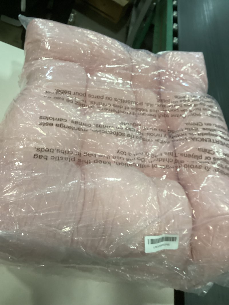 Condition photo showing Good Condition for Pink Floor Pillow Set of 2 – Stylish Corduroy Cushions for Women, Perfect for Meditation, Yoga, and Relaxation, 22x22 Inch 2 Pack Square | Pink | 2 Pack