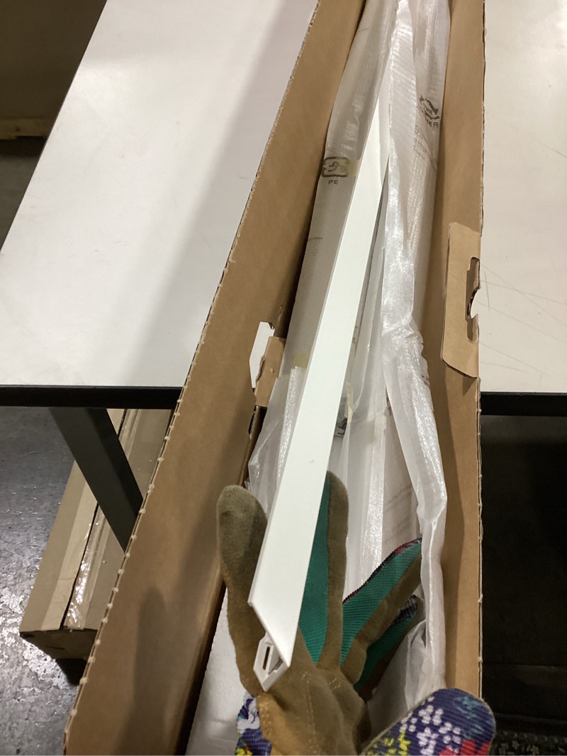 Condition photo showing As Is for Samsung 50-inch The Frame Customizable Bezel, Modern White (VG-SCFA50WTBZA, 2021 Model) 50-Inch Customizable Bezel White Bezel