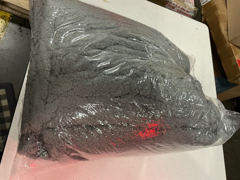 Condition photo showing As Is for eydna electric heated blanket full size 72"×84" with 9 heating levels & 1-10hs auto off?double sided plush sherpa, energy efficient, machine washable, for couch & bed, mom's gift- light gray 03-light gray full (72" x 84")