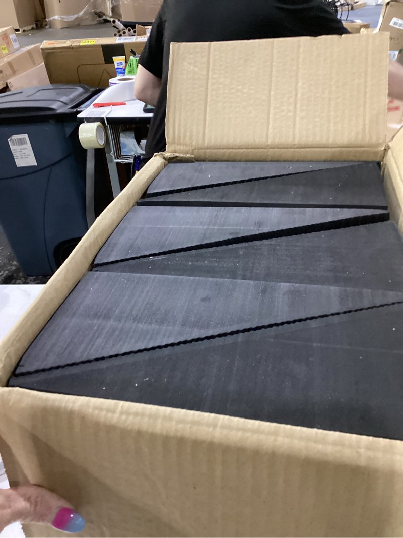 Condition photo showing Good Condition for dog wedge ramp for stairs/staircases, portable & lightweight pet ramp with non-slip surface for small size dogs cats, low angled dog ramp for elderly & injured pets (100lbs capacity, 6packs)