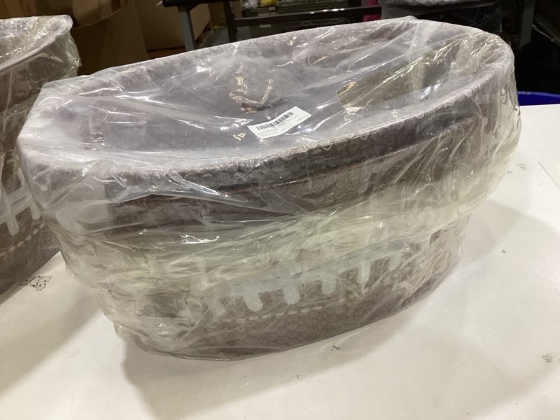 Condition photo showing New/Like New for ctosree 2 pcs 4 gallon football galvanized metal ice buckets beverage tubs football party large drink tin bins beer wine champagne cocktail cooler for game bar supplies(classic)
