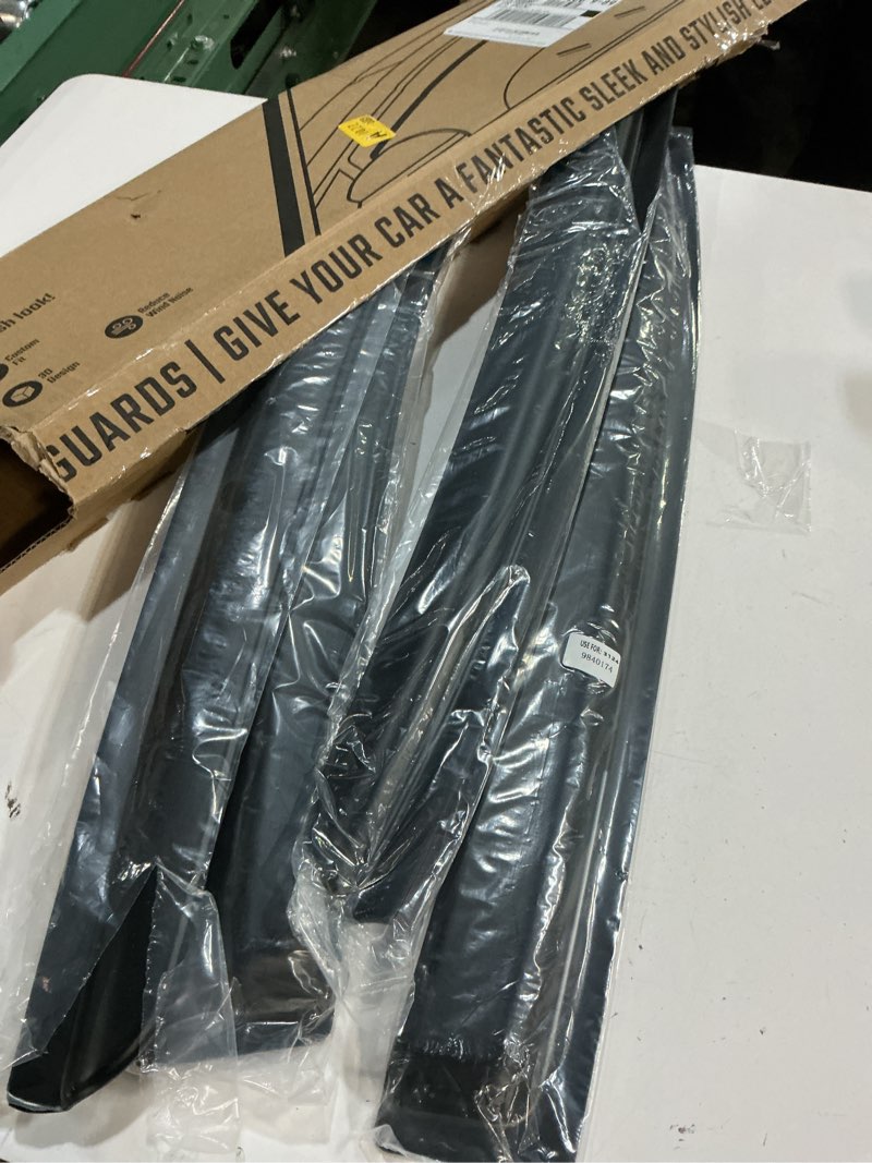 Condition photo showing Good Condition for Tape-On Rain Guards Compatible with Honda Accord 2008-2017 Black Extra Durable Shatterproof Side Window Deflectors, Vent Window Visors, Wind Deflectors - 4 PCS Fit for Honda Accord 2008-2017 Tape On