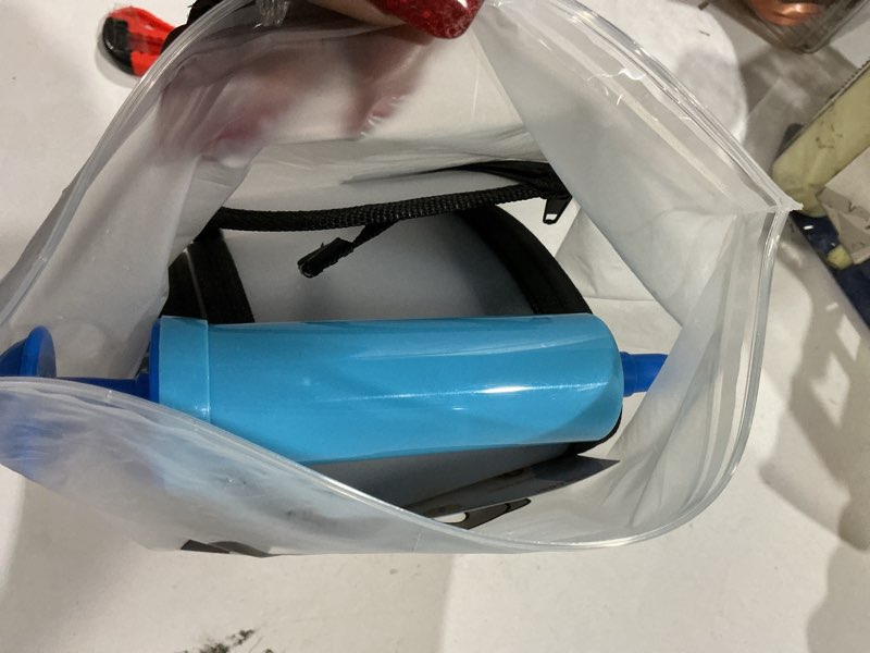 Condition photo showing Good Condition for inflatable dog cone collar w/pump - medium + dog donut collar after surgery - washable dog cone collar w/removable soft cone for dogs after surgery- dog cone alternative after surgery w/soft cover medium+ (neck size 12-15 in)