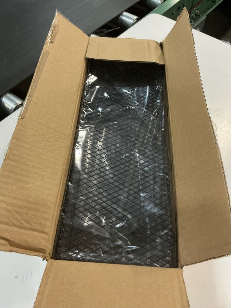 Condition photo showing New/Like New for spice rack wall mount, 4 pack pantry door organizer & hanging storage baskets organizer wall mount, large capacity metal spice shelf for kitchen cabinet, pantry doors, bathroom, shower, home decor black 4 pack