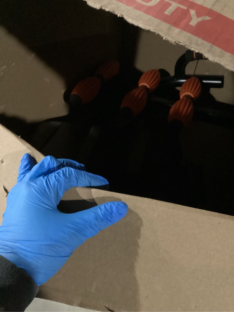 Condition photo showing As Is for Deep Squat Machine, Adjustable Glutes Trainer Machine, Core & Abs for Low Impact Lower Body Workouts, Home Gym Push-Up Exercises, Easy to Assemble, 350Lbs Weight Capacity Black&Orange