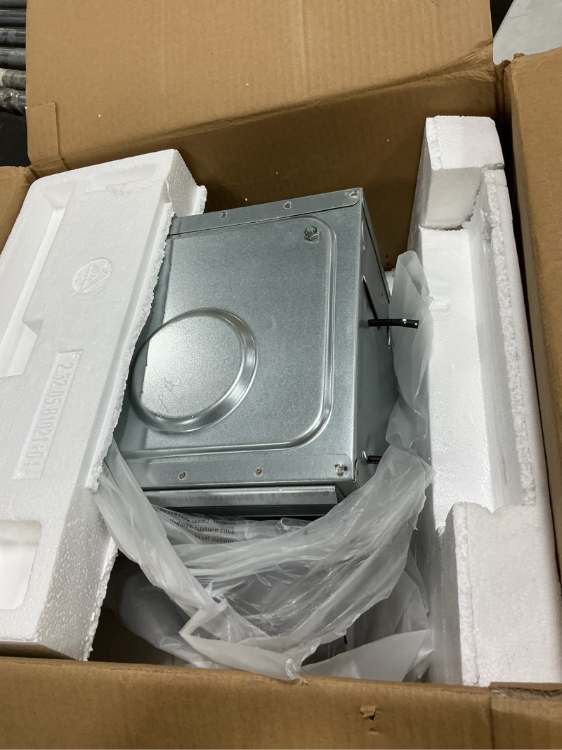 Condition photo showing As Is for good housekeeping abbey 81021 decorative bathroom ventilation exhaust fan with lighting, medium, chrome & porcelain