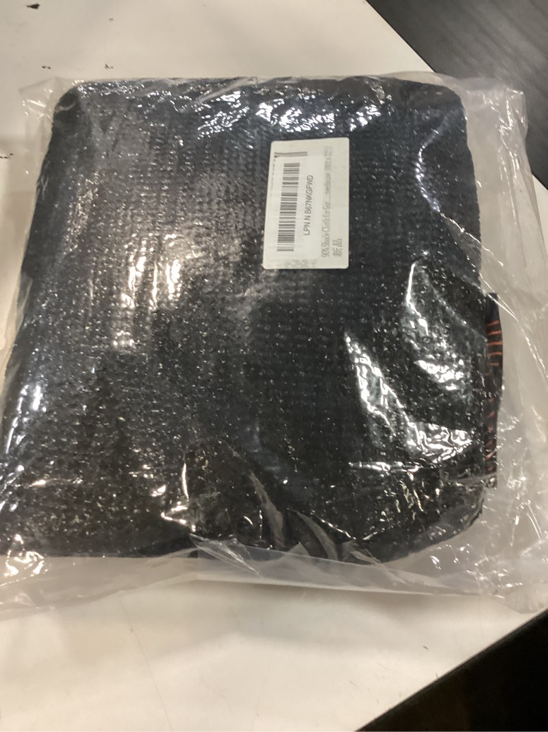 Condition photo showing Good Condition for 90% shade cloth for garden, 10ft x 12ft outdoor shade fabric mesh tarp with grommets, uv resistant sun shade netting for plants, pergola cover, patio, privacy fence, backyard, greenhouse