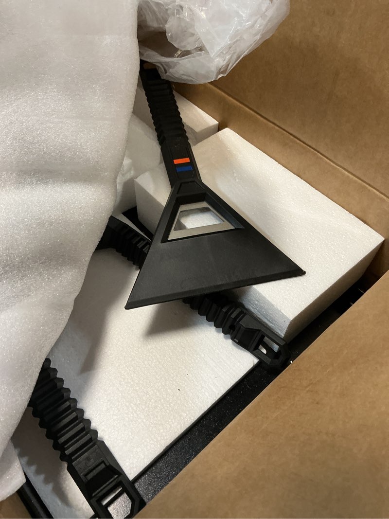 Condition photo showing As Is for nonstick nanoceramic griddle plate, pre-seasoned heavy-duty flat top insert, universal outdoor cooki