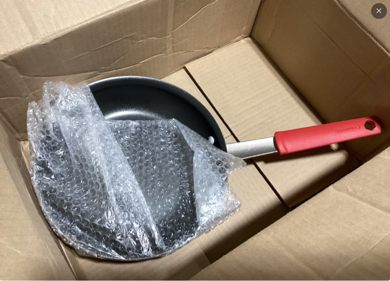 Condition photo showing As Is for Tramontina Professional 10-Inch Non Stick Frying Pan, Heavy-Gauge Aluminum Skillet with Reinforced N