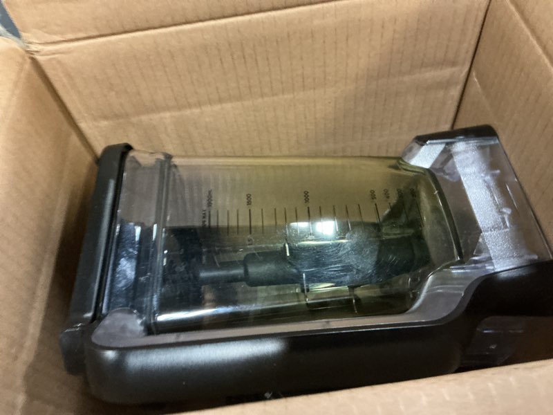 Condition photo showing As Is for ninja br201amz professional blender 2.0, 1200 watts, auto-iq program, total crushing blades, 72-oz. pitcher, 4 manual speeds for smoothies, shakes, and frozen drinks, dishwasher-safe parts, dark grey generation 2 (1200 watts)