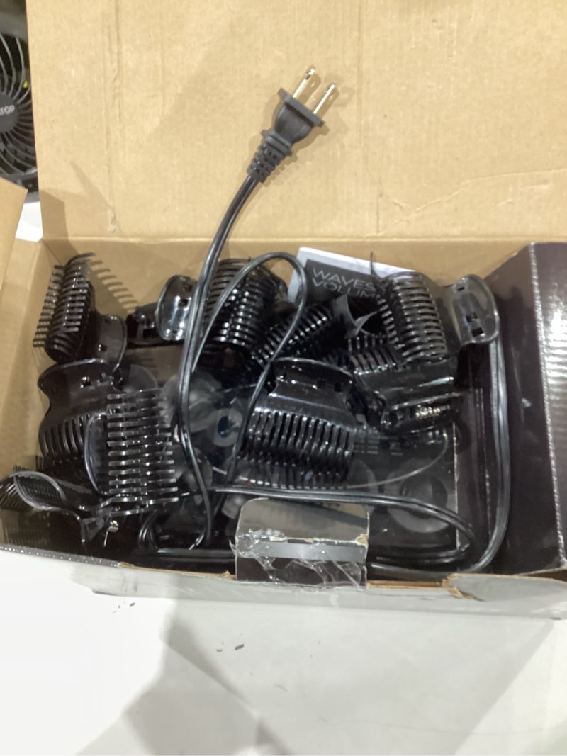Condition photo showing Good Condition for Conair Hot Rollers for Long, Medium & Short Hair, 12 Jumbo 1 ½" Heated Hair Rollers with Clips, Hot Curlers for Women, Volume & Curls, Amazon Exclusive, Black Black - Amazon Exclusive 1 Count (Pack of 1)