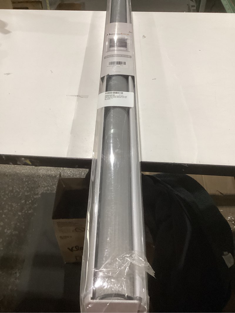 Condition photo showing New/Like New for Allbright Zebra Window Blinds 49" W x 64" H Grey, Dual Layer Roller Shade, Room Darkening Shade Roll Up and Pull Down Blinds, Light Filtering Window Shades for Day and Night, Easy to Install