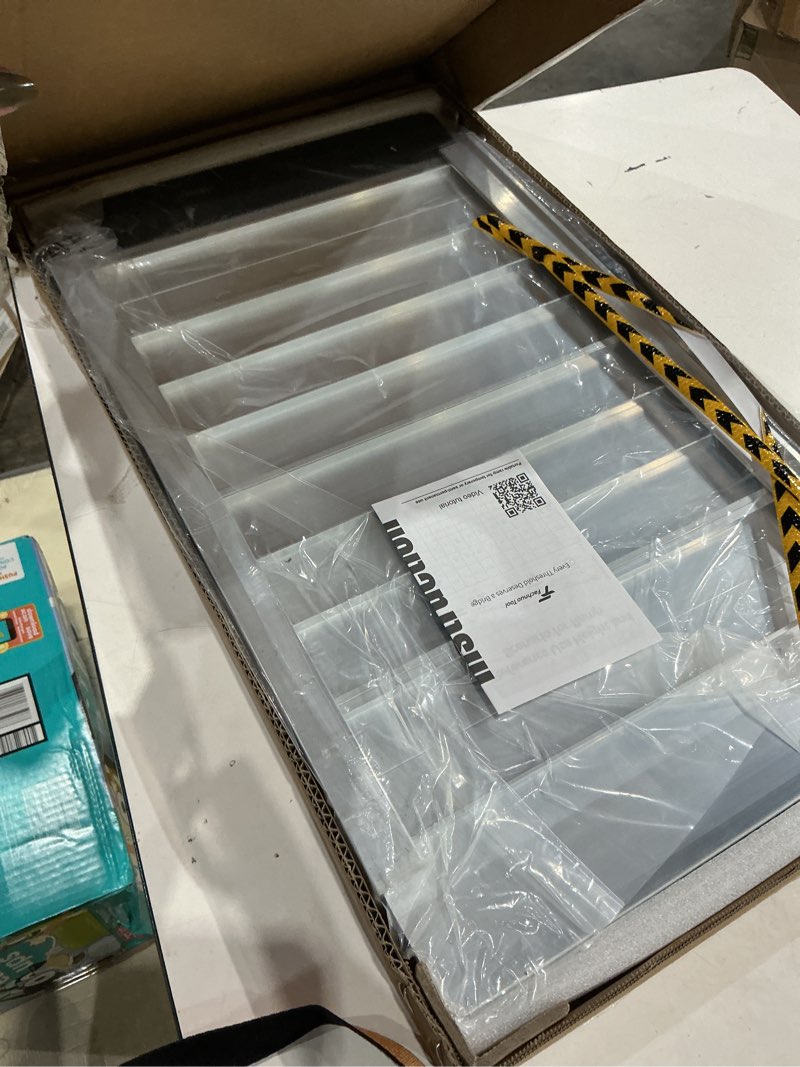 Condition photo showing Good Condition for fachnuo 2 feet portable wheelchair ramp, non-skid aluminum handicap ramps with handle, folding threshold wheel chair ramp for home steps, stairs, entry, threshold, doorways, scooter, 800lbs capacity aluminum 2ft(using height 2-6'')