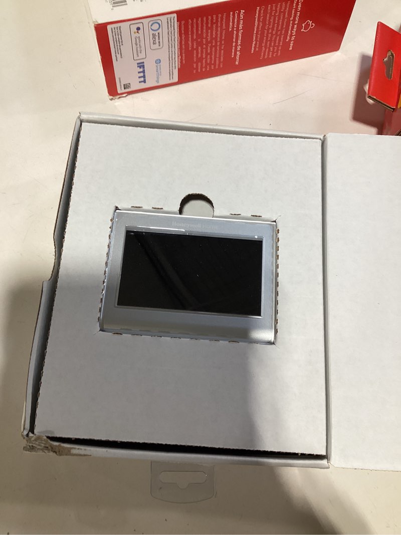 Condition photo showing Good Condition for honeywell home rth9585wf1004 wi-fi smart color thermostat, 7 day programmable, touch screen, energy star, alexa ready, gray gray 1