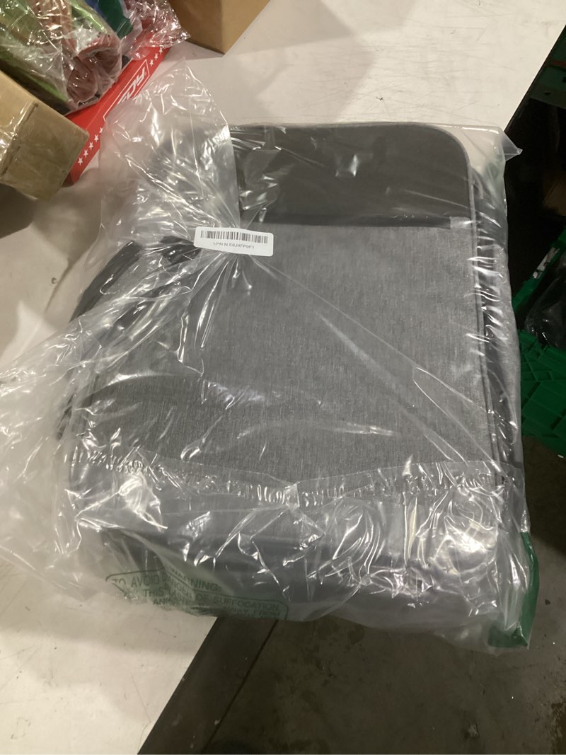 Condition photo showing Good Condition for luncia insulated double decker casserole carrier, lasagna lugger tote keeps food hot or cold, thermal lunch bag for potluck parties, picnic and cookouts, fits 9" x 13" baking dish, grey gray 15.7 x 11.4 x 8.3inch