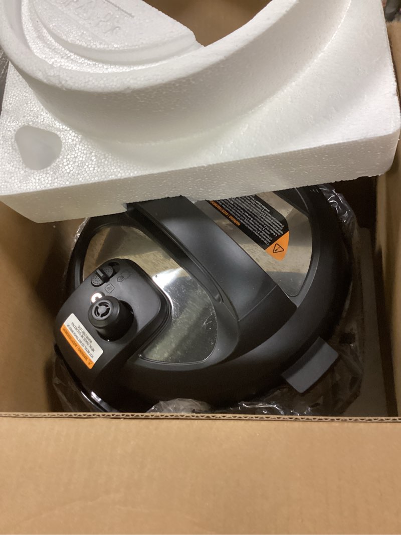 Condition photo showing Good Condition for Instant Pot 6QT RIO 7-in-1 Multi-Cooker, Pressure Cooker, Slow cook, Sauté, Steam, Rice Maker, Yogurt, & Warmer, Black, 6 Quarts