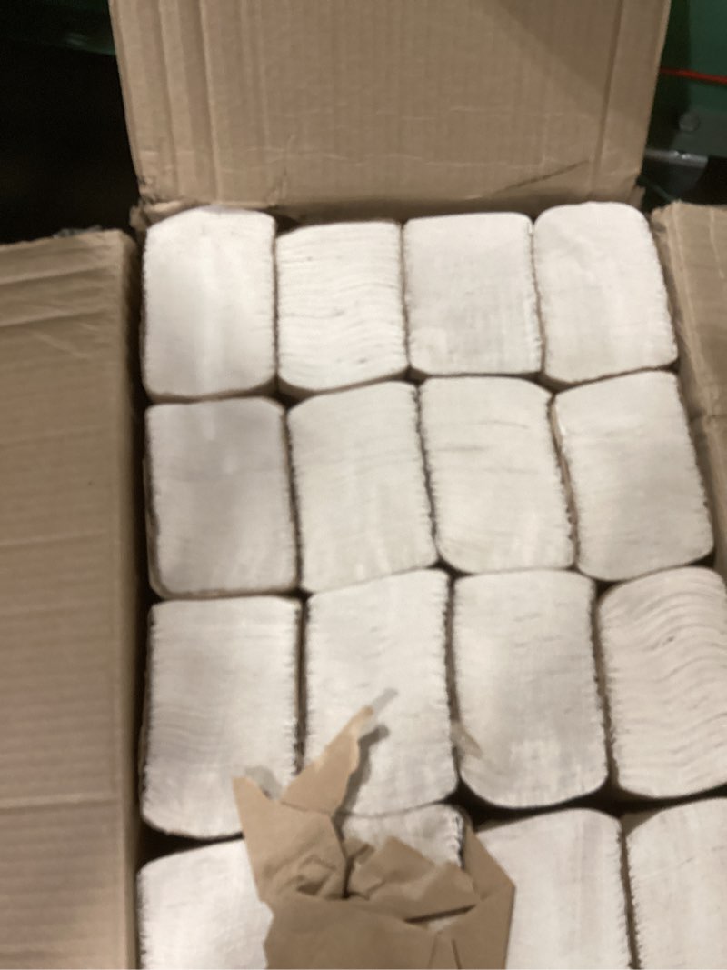 Condition photo showing Good Condition for Tork Multifold Hand Towel White H2, Universal, 100% Recycled Fibers, 16 x 250 Towels, MB540A 16 x 250 Hand Towels