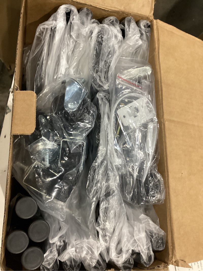 Condition photo showing Good Condition for Storage Shelves Organizer - 5 Tier Metal Shelf Organizer with Metal Wheels and Adjustable Leveling Feet, Heavy Duty Garage Shelving for Kitchen, Pantry and Closet, 33.1"x12.6"x73.5", Black Black 33.1W x 12.6D x 73.5H(5T)