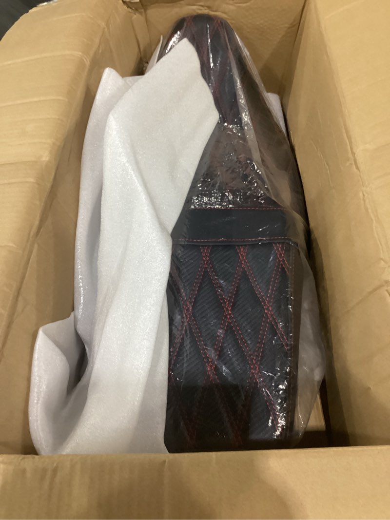 Condition photo showing Good Condition for one-piece two-up seat driver passenger seat fit for harley touring street glide flhx road glide fltrx street glide ultra flhxu cvo road glide st fltrxstse 2023 2024 2025 (red stitching) without driver backrest red stitching