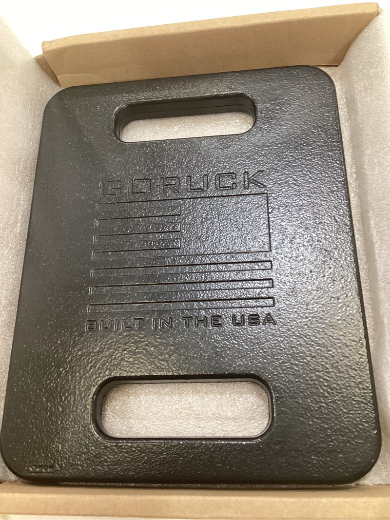 Condition photo showing Good Condition for goruck ruck plate – usa made weight for rucking, strength & fitness, fits with rucker & ruck plate carrier – 10lb, 20lb, 30lb, 45lb 20lbs