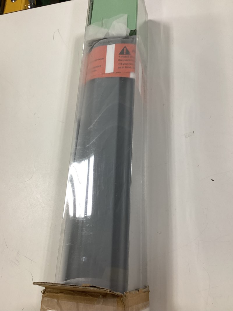Condition photo showing Good Condition for AOSKY Blackout Roller Shades Cordless Blinds for Windows, Free-Stop Shades with Valance, Thermal Insulated Fabric, UV Protection, Natural Woven Blinds for Home and Office (44" W x 72" H, Grey) Grey 44"W x 72"H